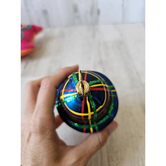 Inge glas? Clown glass birgits ornament hat glitter Xmas tree - Picture 12 of 12